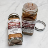 Alderwood Smoked Mega Mushroom Savory Nutritive Salt - An umami-packed gourmet seasoning salt fortified with 14 organic medicinal mushrooms!