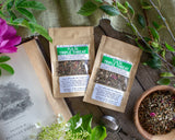 Tulsi Triple Threat - an uplifting, adaptogen-rich blend for stress, anxiety, & mental fog