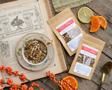 Citrus Sunrise - Organic Loose-Leaf Medicinal Citrus & Hibiscus Tea (a balancing, uplifting, citrusy blend for improved mood and well-being)