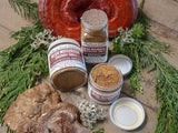 Alderwood Smoked Mega Mushroom Savory Nutritive Salt - An umami-packed gourmet seasoning salt fortified with 14 organic medicinal mushrooms!