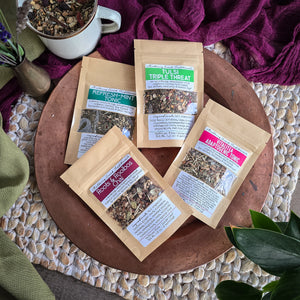 Adaptogen Tea Collection - 4 adaptogen-enhanced blends to boost energy and decrease stress & fatigue