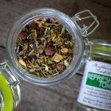 Adaptogen Tea Collection - 4 Organic Loose-leaf Medicinal Herbal Teas to boost energy and decrease stress & fatigue