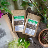 Adaptogen Tea Collection - 4 Organic Loose-leaf Medicinal Herbal Teas to boost energy and decrease stress & fatigue