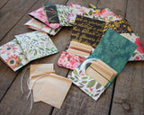 Tea Filter Travel Packs - Set of 20 Unbleached Tea Bags for Loose-Leaf Teas