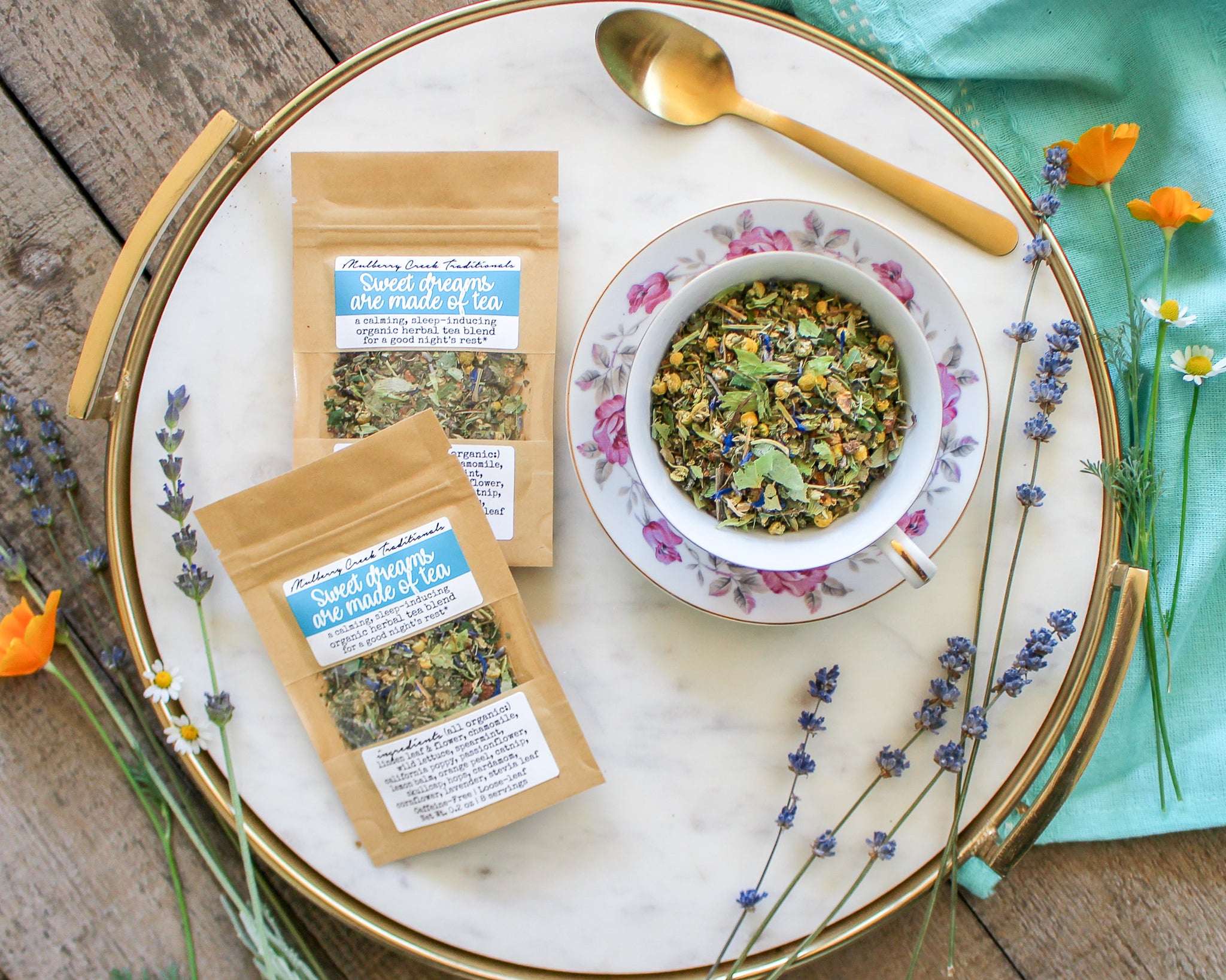 Sweet Dreams Are Made of Tea - a calming, sleep-inducing blend for