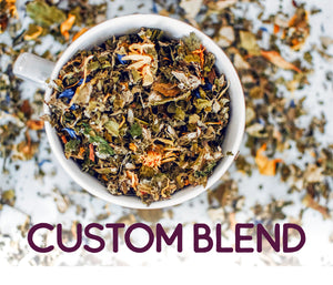 CUSTOM BLEND - Make Your Own DIY Herbal Tea! Choose from any of our organic medicinal & tea herbs
