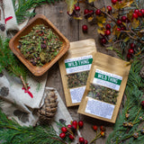 Wild Thing - a nourishing, invigorating organic herbal tea blend full of wild & woodsy things